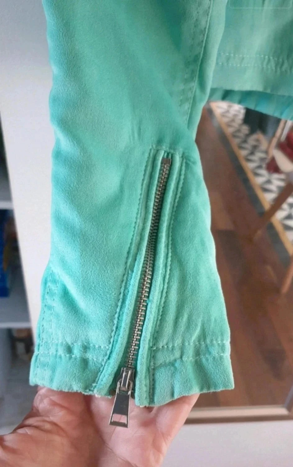 Chaqueta perfecta de gamuza talla M – photo 5